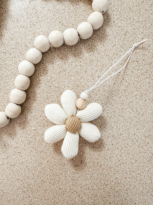 flower rearview car charms