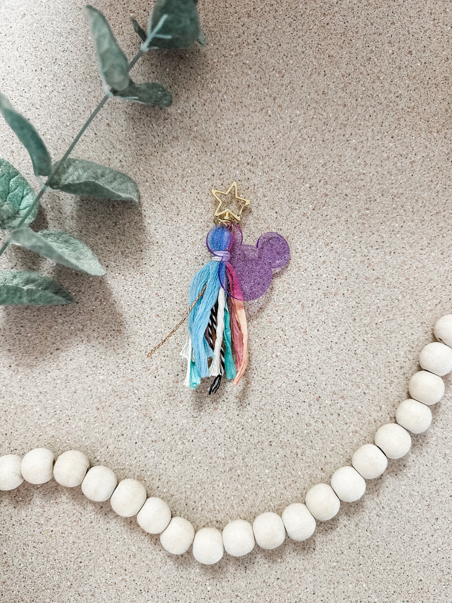 magical mickey mini tassel / keychain