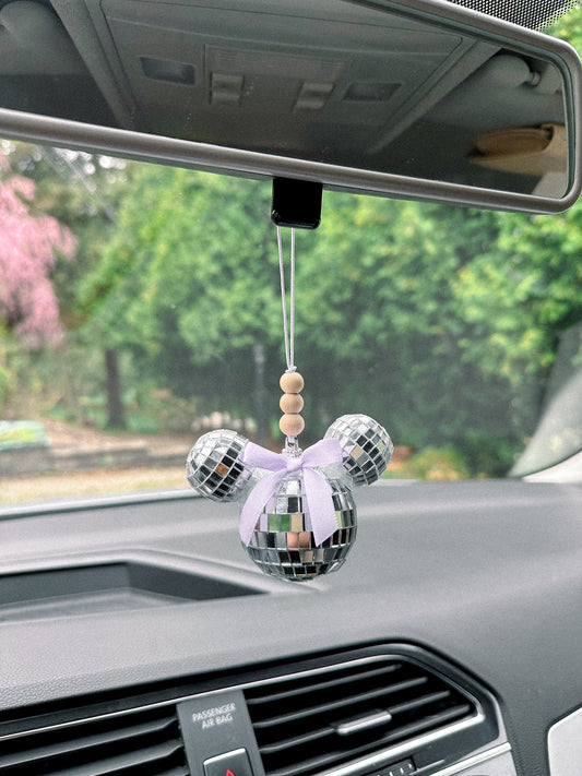 magical mickey rearview car charm