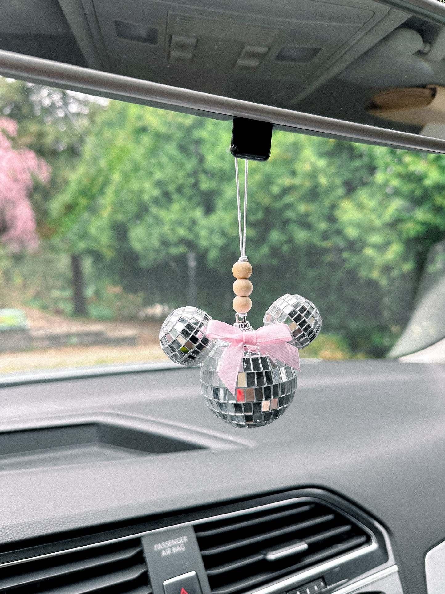 magical mickey rearview car charm