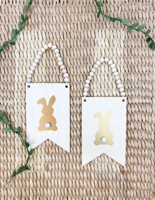 easter bunny doorknob hanger