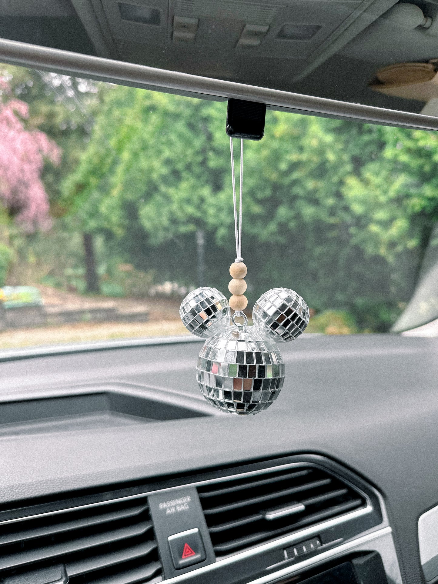 magical mickey rearview car charm